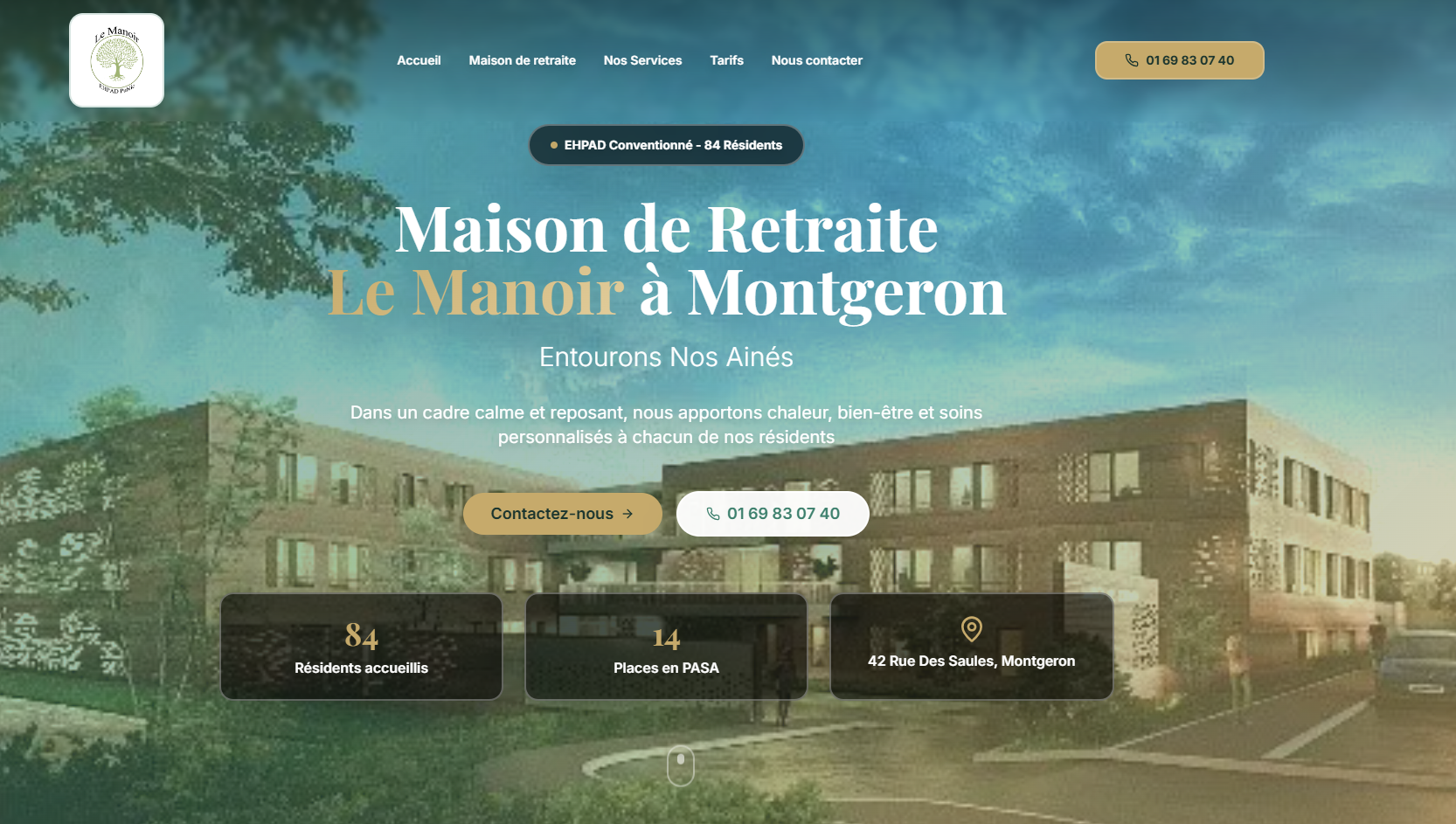 Le Manoir : Maison de retraite à Montgeron