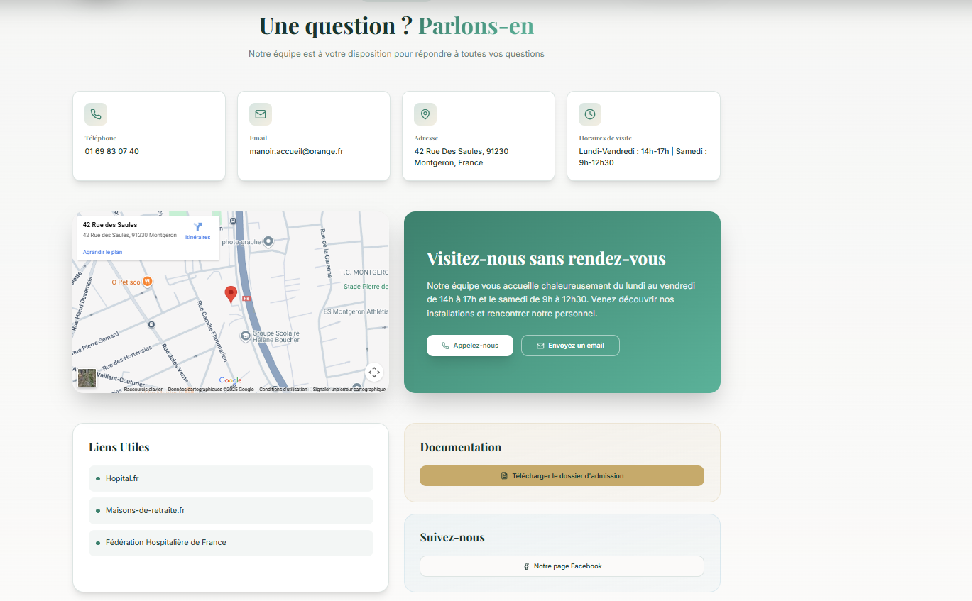 Contact - Informations pratiques et localisation